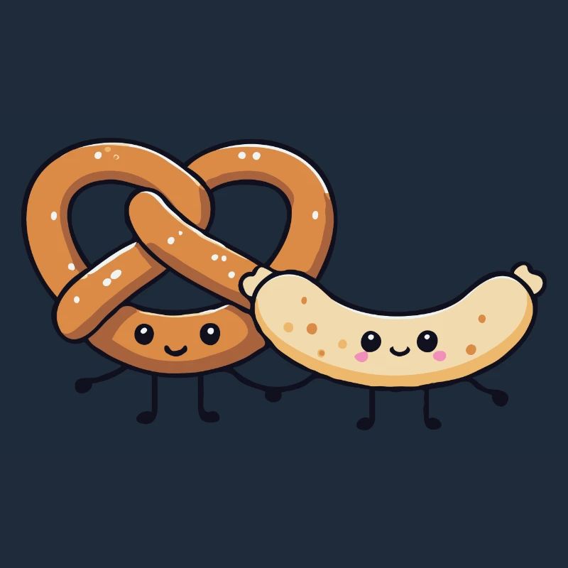 Boudin blanc avec bretzel