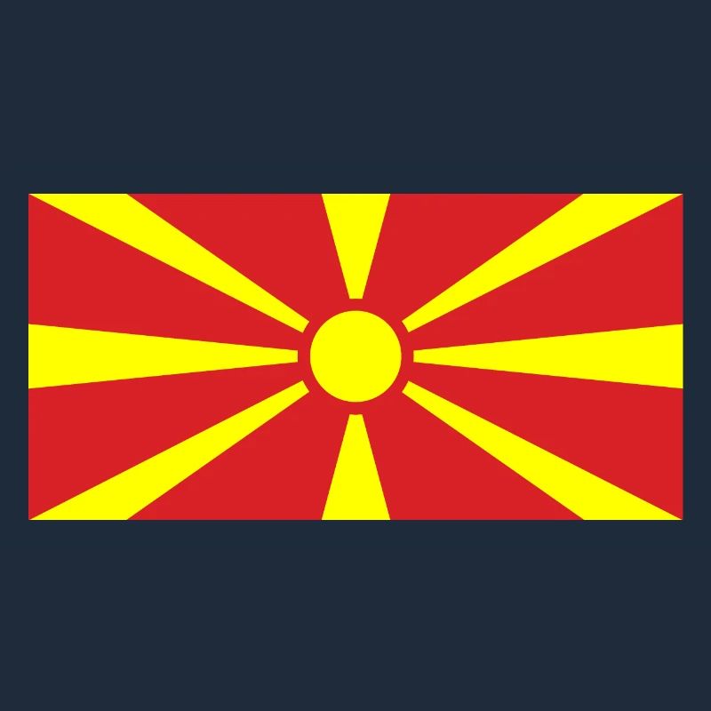 Drapeau de la Macédoine