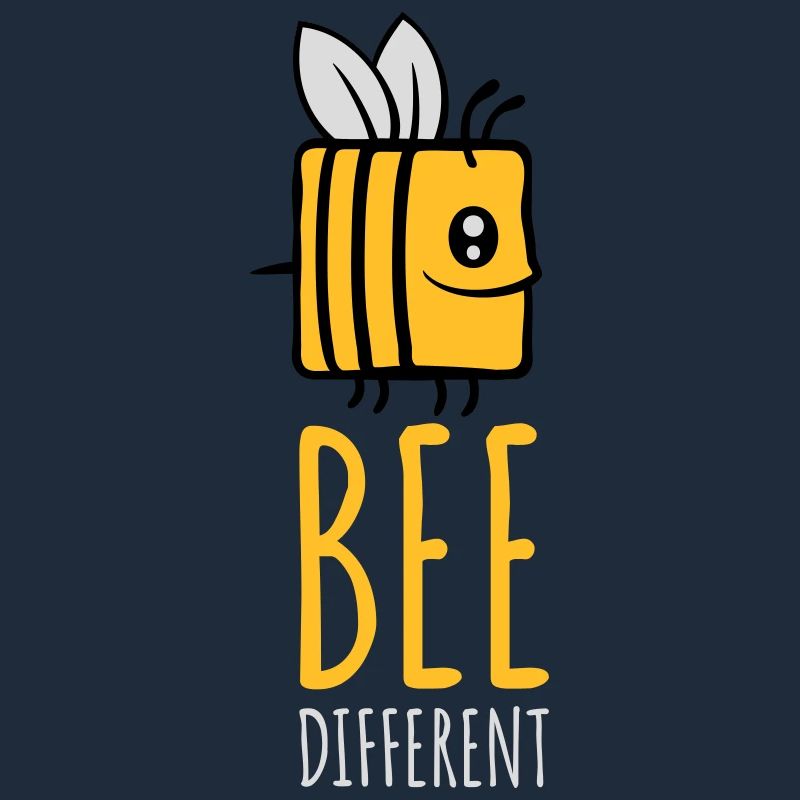 bee different Spruch Zitat