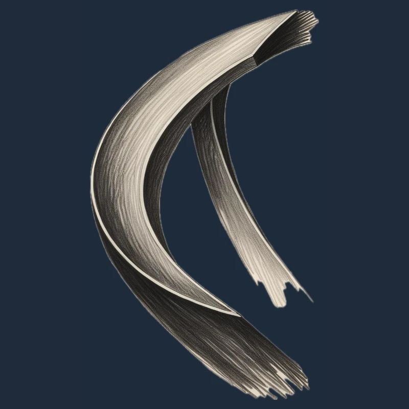 Flowing Movement, Aestetic Design, Drawing