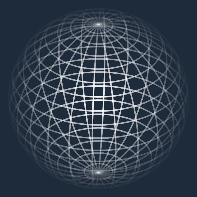cercle / boule en blanc