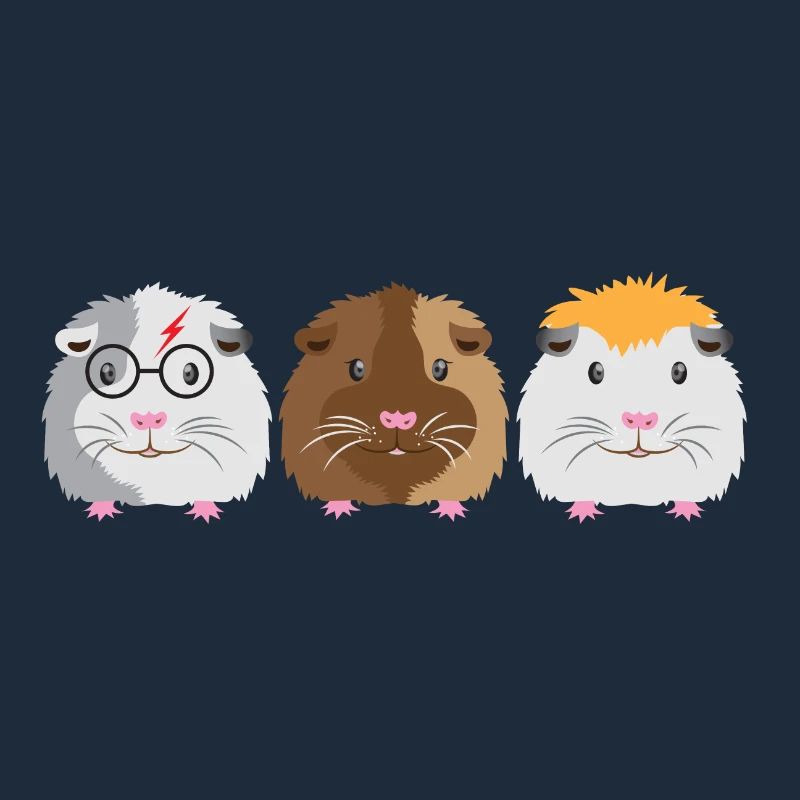 Trois petits cochons d'Inde