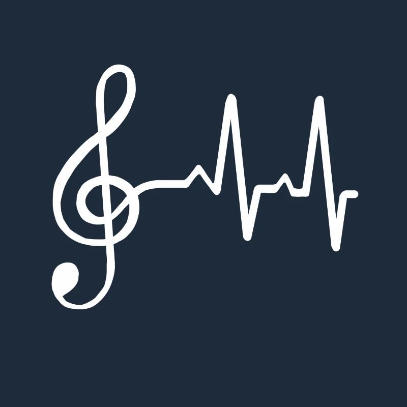 Treble Clef Singer Music Dance Singing EKG
