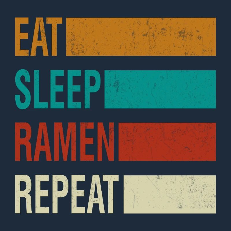 Manger des ramen de sommeil répéter