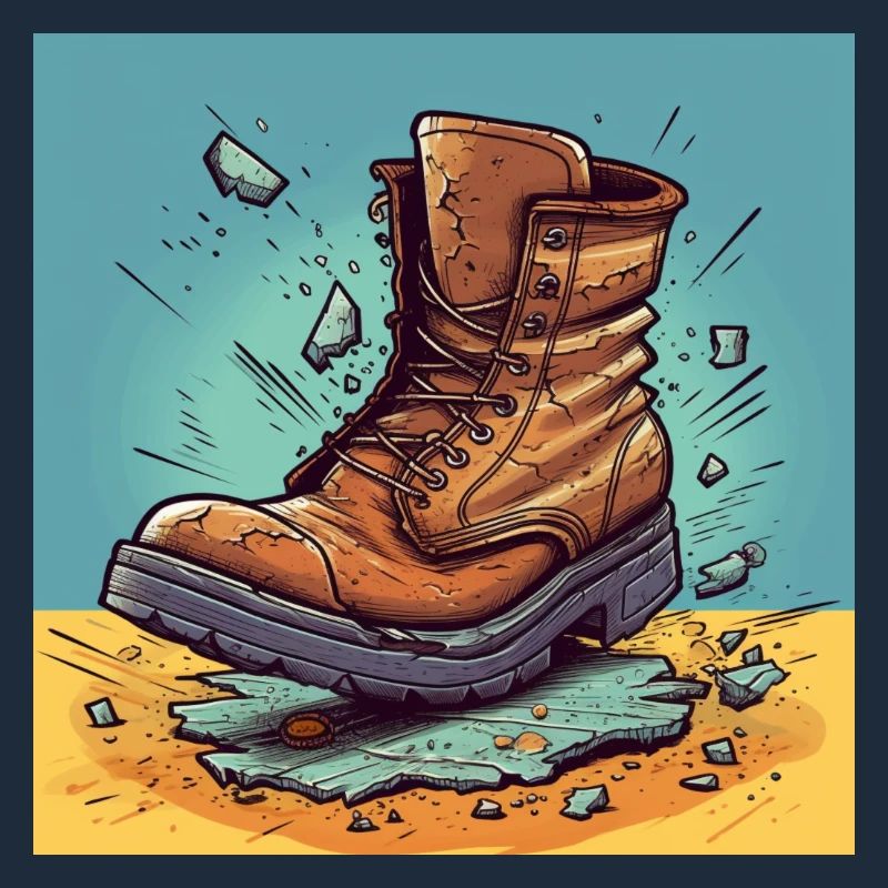 Broken boots
