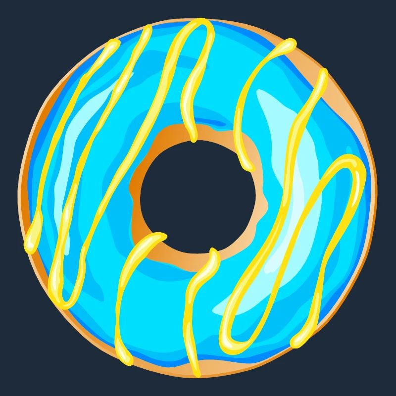 donut drawing dessert donuts cake pastry 1 A