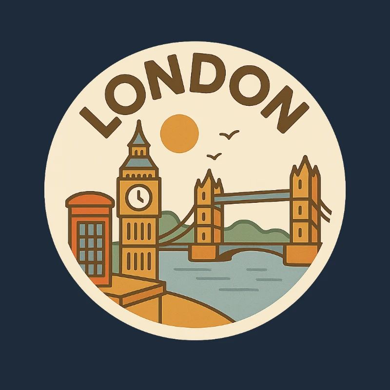 Londres vintage – Big Ben Retro Graphic