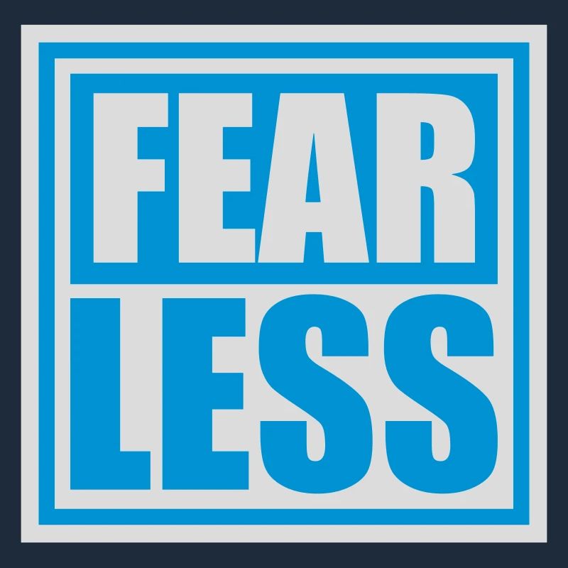 fearless Text Quote Design