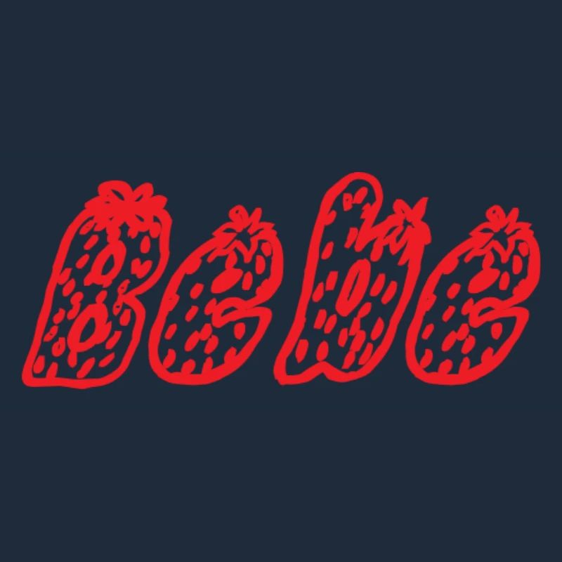 Bebe Abstrakte Rote Pixelkunst