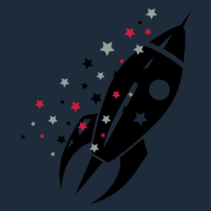 A rocket when departing