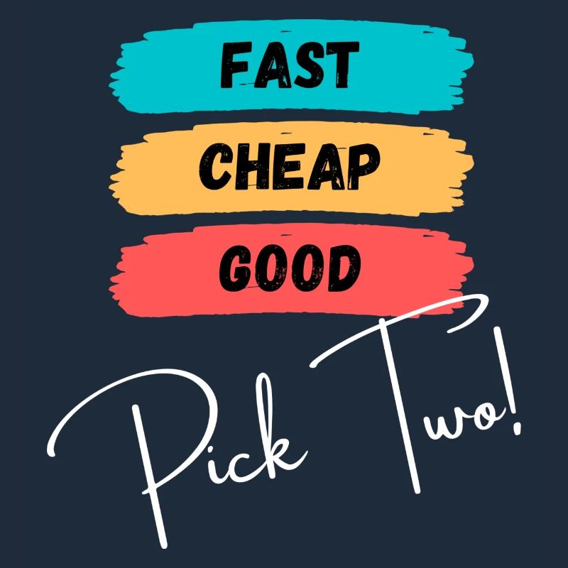 Fast, cheap, good - pick two!