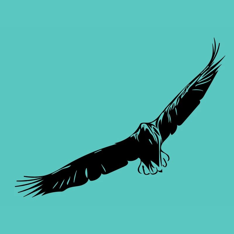 Flying eagle
