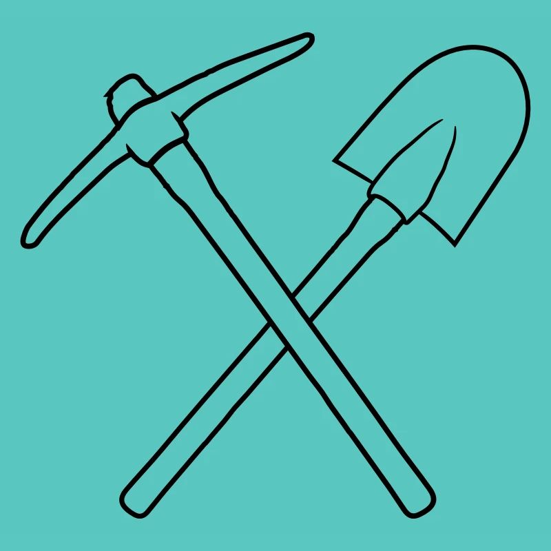 duo cross 2 shovel digging shovels pickaxe pickaxe
