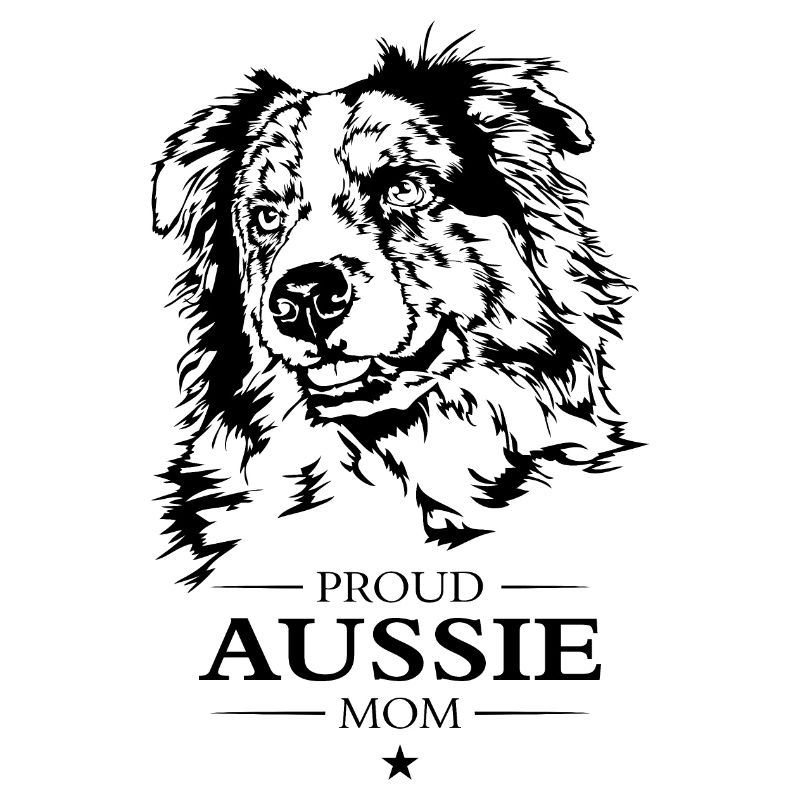 Aussie Mom Australian Shepherd Hunde Hund Wilsigns