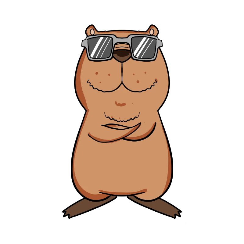 cooles Capybara