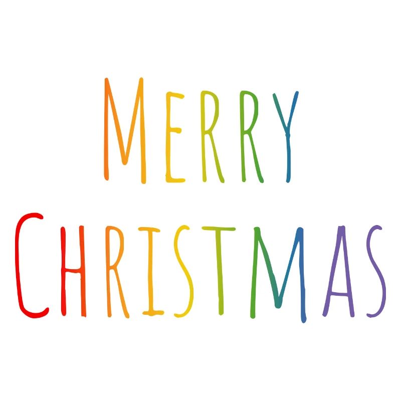 Joyeux Noël arc-en-ciel