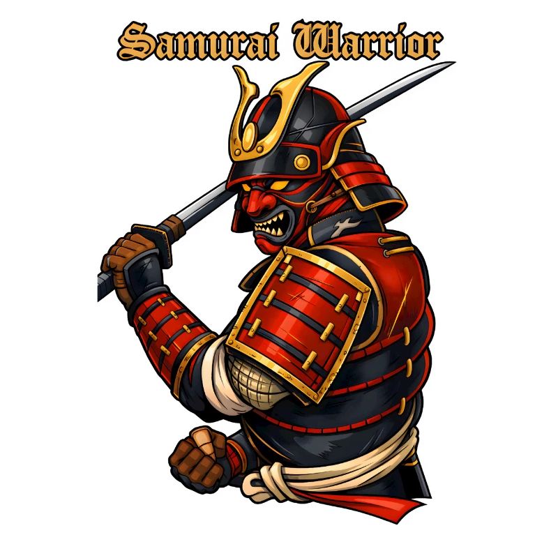 Samurai Warrior Japan Armor Conception Bushido