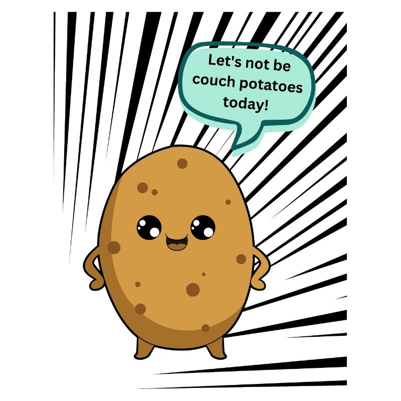 Potato - Let's not be couch potatoes today!