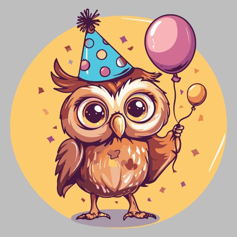 Eule Geburtstag Comic
