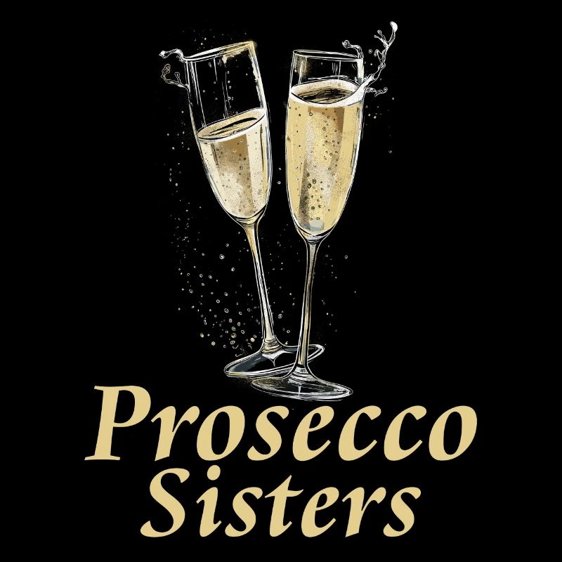 Prosecco Sœurs Sœurs Enterrement de vie de garçon Filles Soirée Mariée