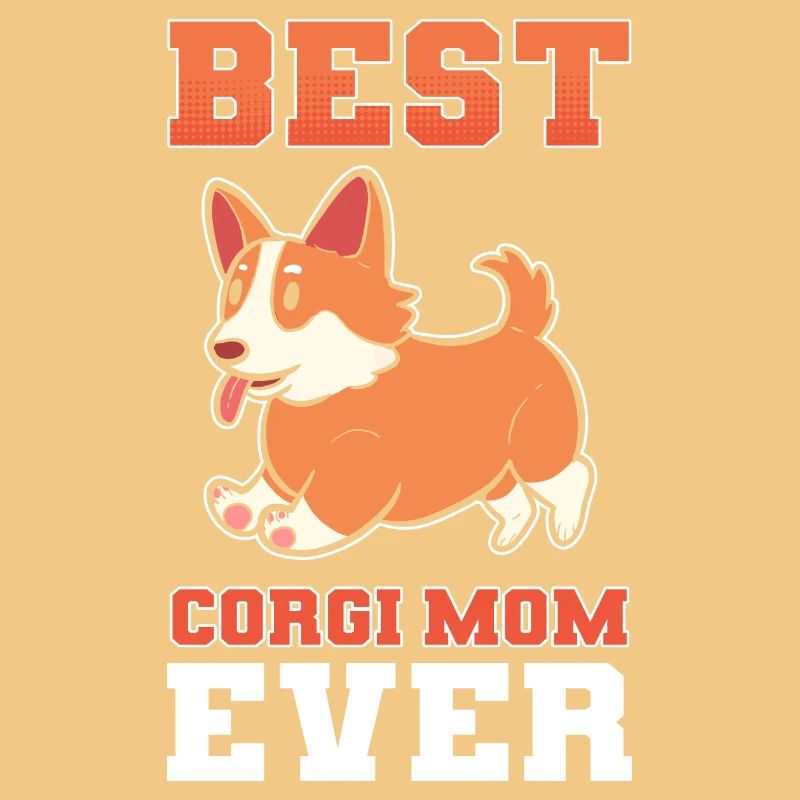 Corgi Mama Mutter Muttertag