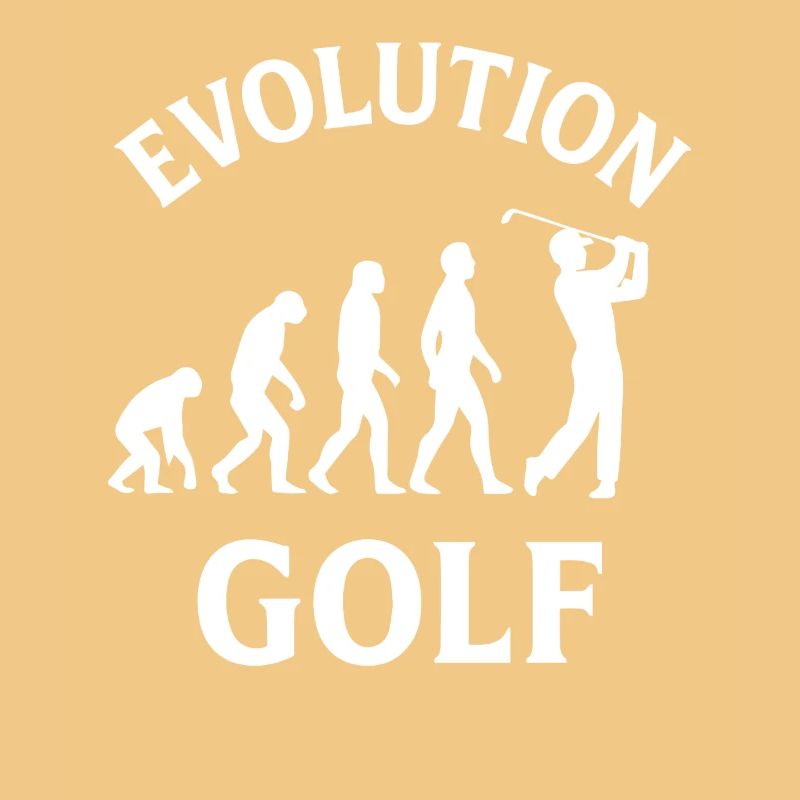 Evolution Golf Funny Golfing Design
