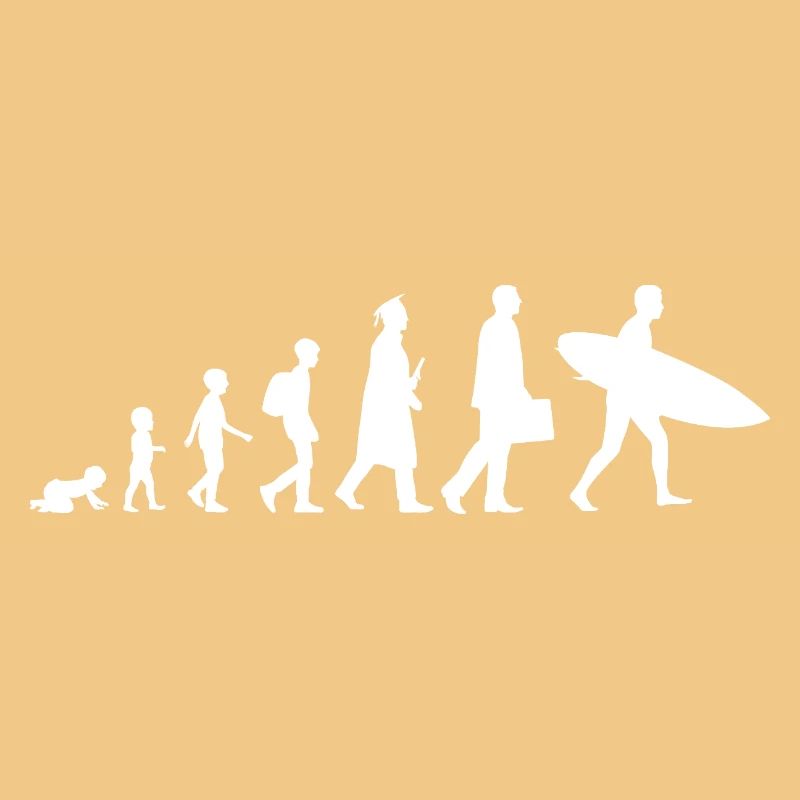 Evolution eines Surfers