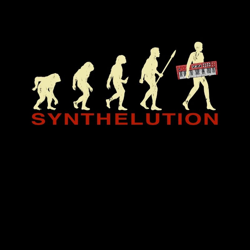 "Synthelution" Synthesizer Evolution Studio Gear