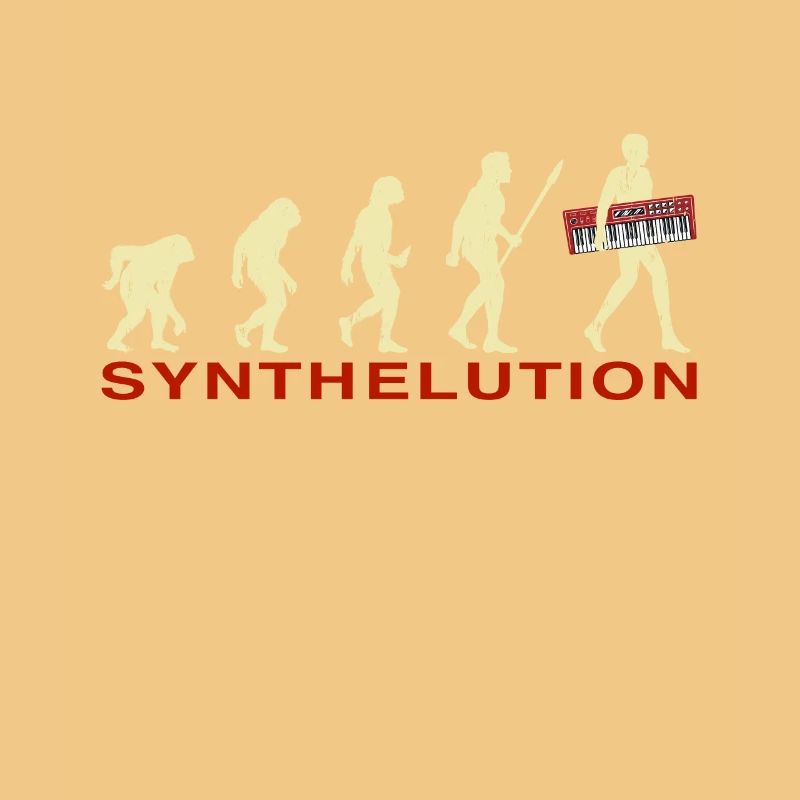 "Synthelution" Synthesizer Evolution Studio Gear