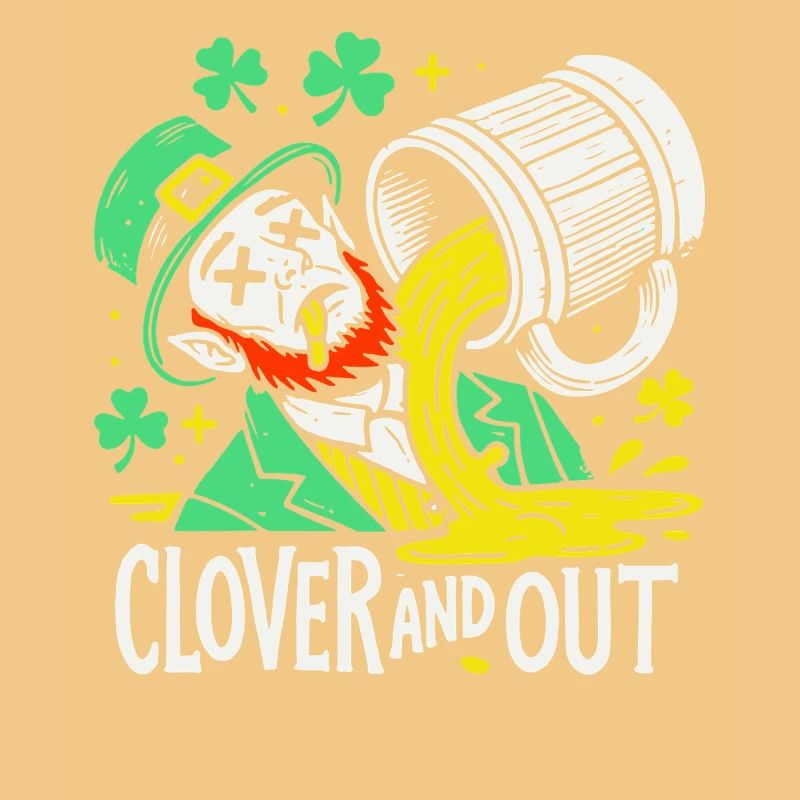 trèfle et plaisir de la Saint-Patrick