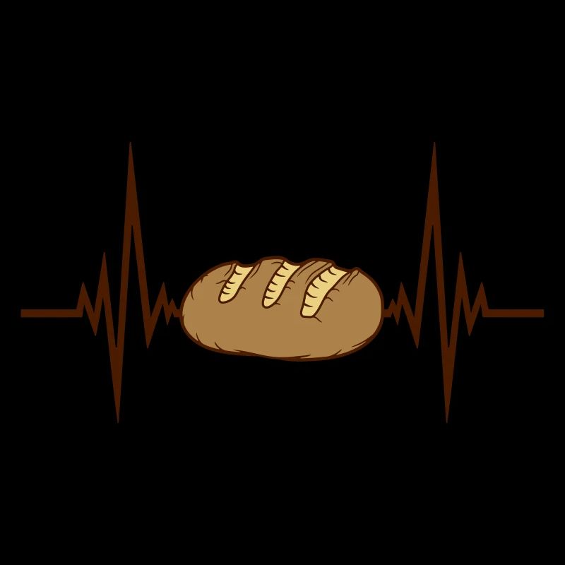 pulse heartbeat frequency hunger loaf bread slice