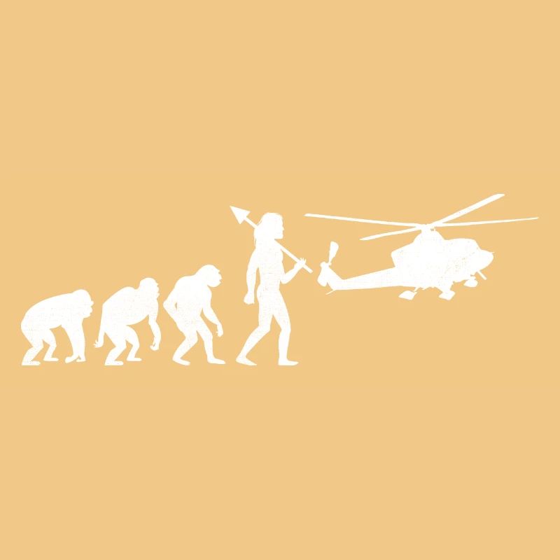Evolution Hubschrauber Flieger Pilot Chopper Hubschrauber