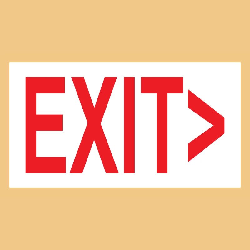 Exit / Exit / Emergency Exit