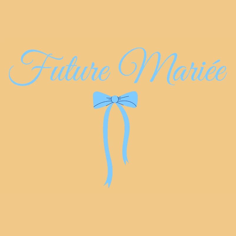Bride-to-be Blue Bow