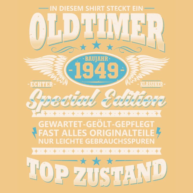 Oldtimer Baujahr 1949 Jahrgang Geburtstag Geschenk
