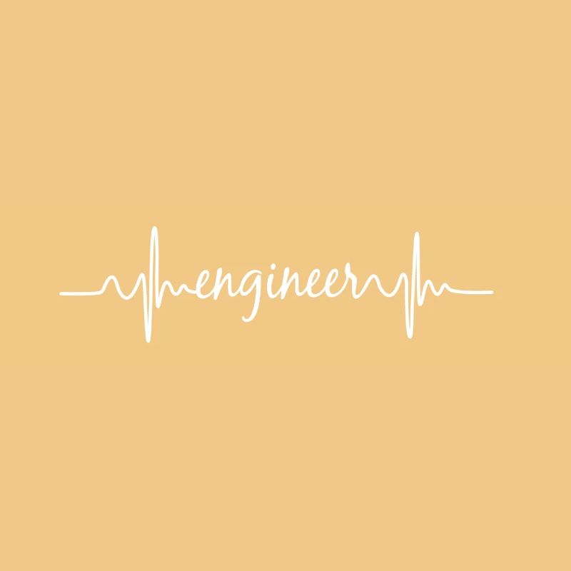 Heartbeat ECG Engineer Engineer Technology Gift