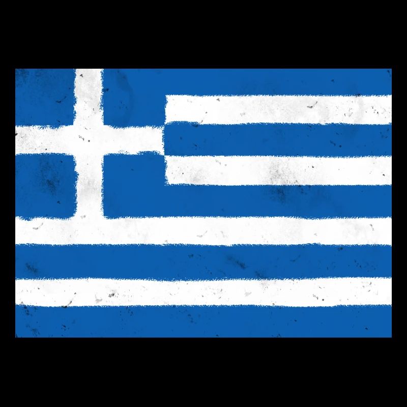 Drapeau de la Grèce – Identité bleue