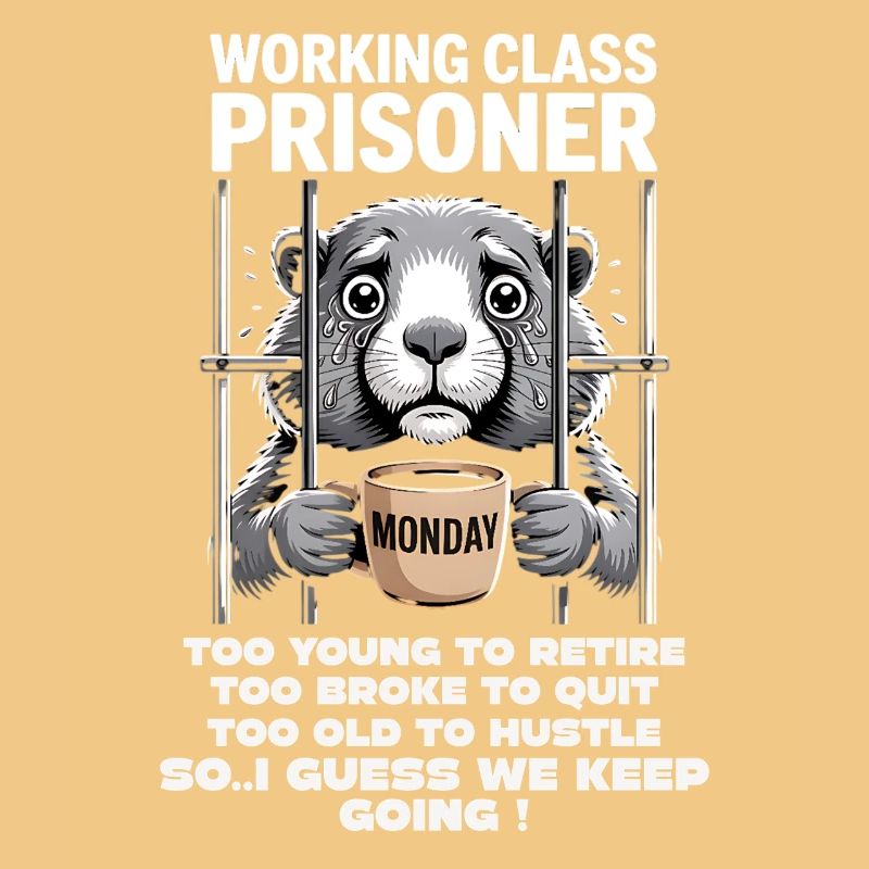 Monday Trapped Work Funny Work Outfit