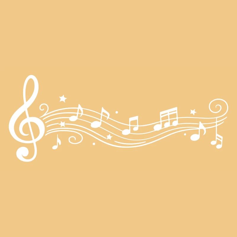 Notes musicales Clés de mélodie