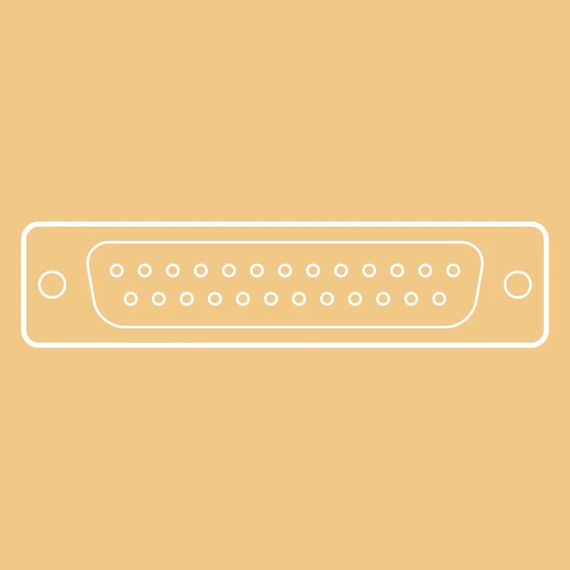 DB 25 Connector Parallel, Drucker