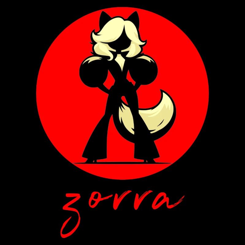 Red Background Fox