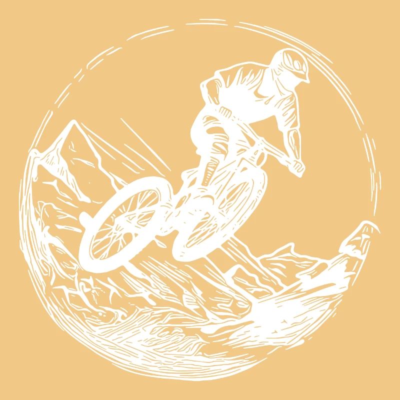 Saut VTT avec vélo