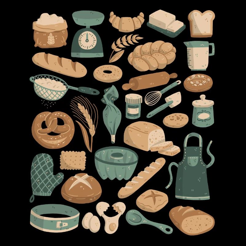 Baking & Bakery Doodles