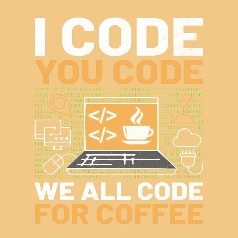 Kaffee-Codierung Programmierer Programmierer Entwickler Nerd Coff