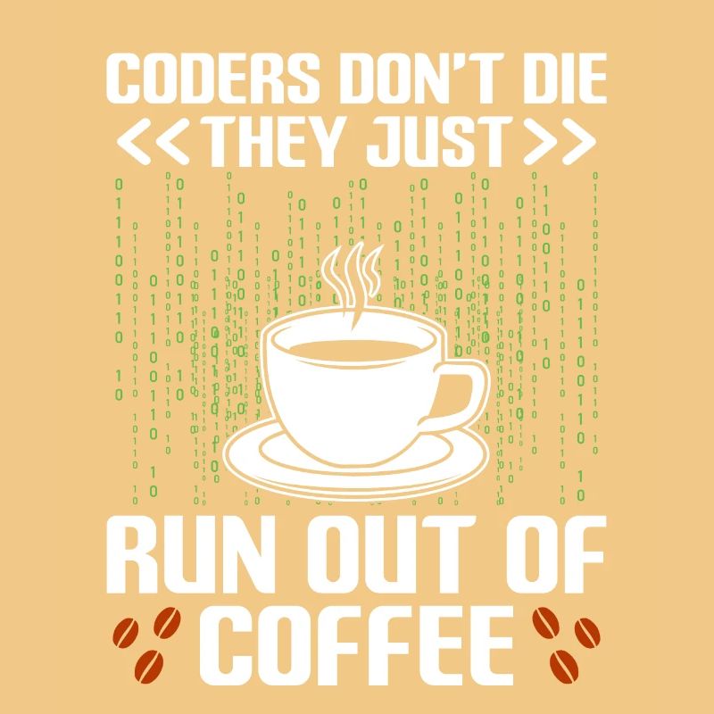 Kaffee-Codierung Programmierer Programmierer Entwickler Nerd Coff