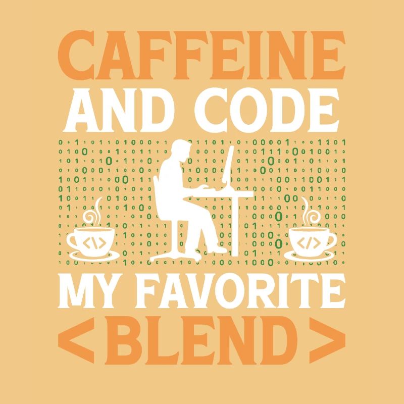 Kaffee-Codierung Programmierer Programmierer Entwickler Nerd Coff