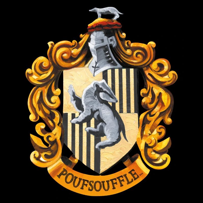 Harry Potter Emblem Hufflepuff Gemälde
