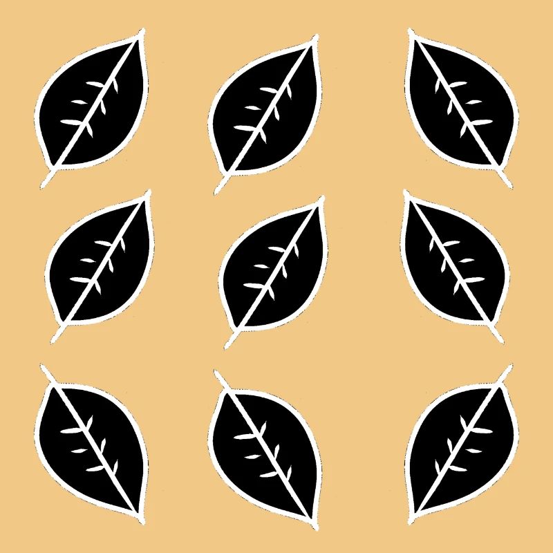 Pattern Leaf Leaves Frame Shape Nature