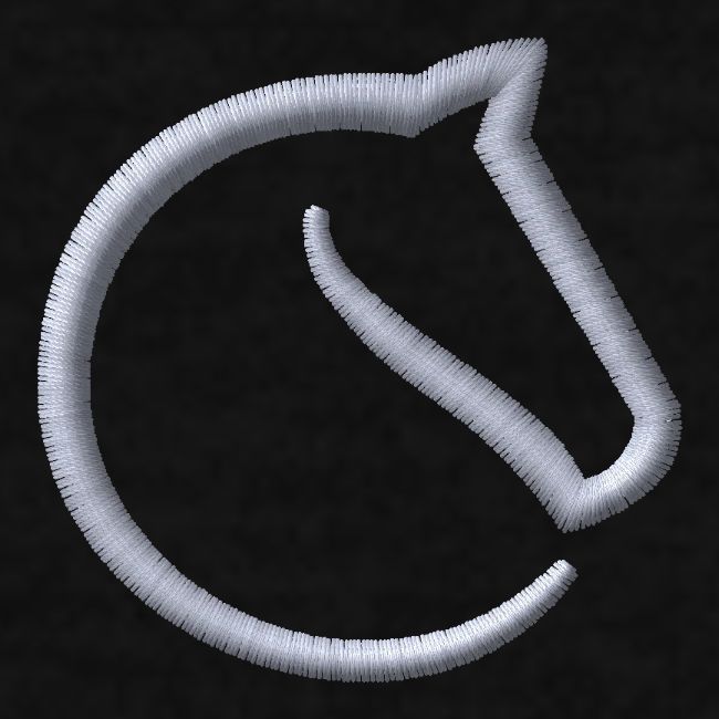 embroidered lichess logo