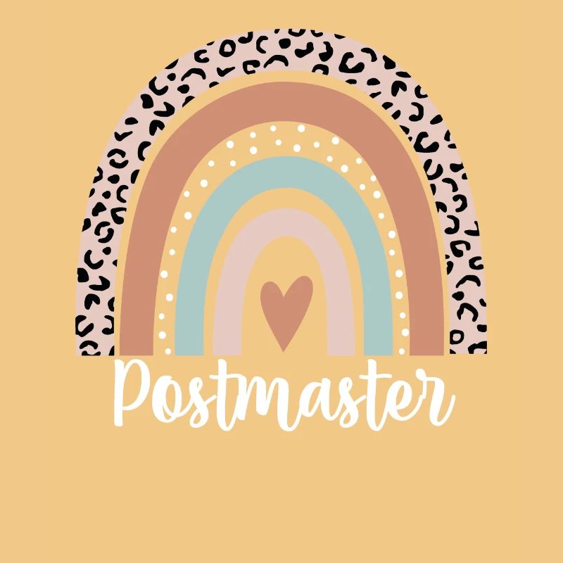 Maître de poste Rainbow Leopard Maître de poste drôle